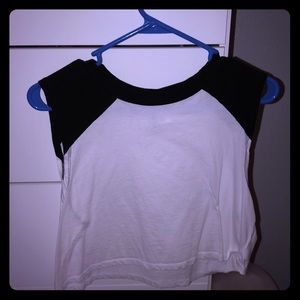 Black & White Crop Top
